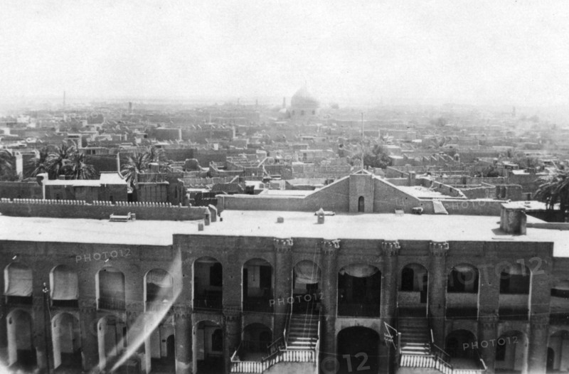 View of Baghdad from a block tower, 31st British general hospital, Mesopotamia, WWI, 1918. Artist: Unknown