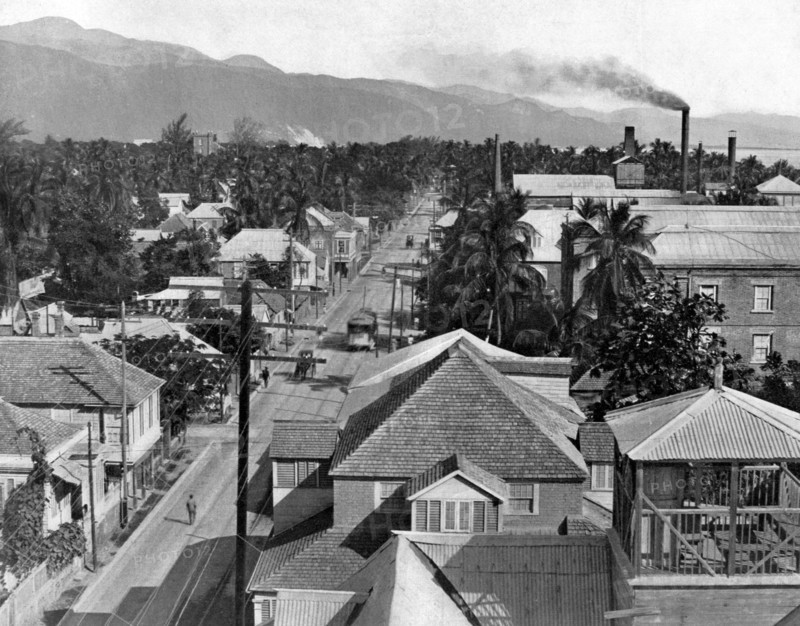 Harbour Street (east), Kingston, Jamaica, c1905.Artist: Adolphe Duperly & Son