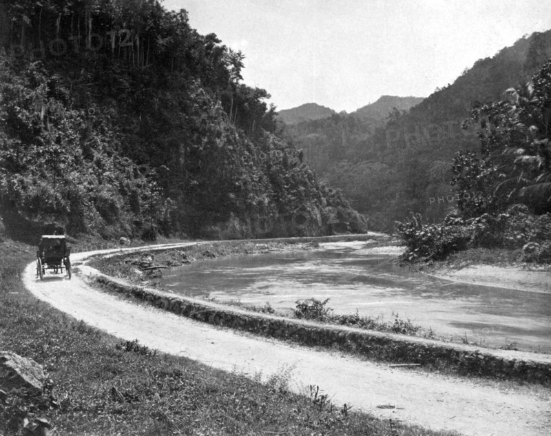 Road to Bog Walk, Jamaica, c1905.Artist: Adolphe Duperly & Son