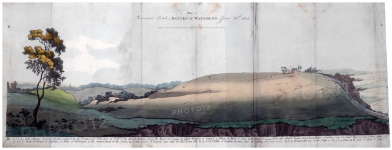 The Battle of Waterloo, 1815 (1816).Artist: J Booth