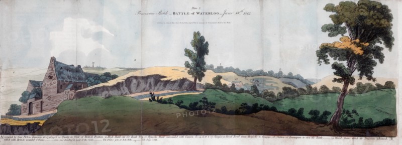 The Battle of Waterloo, 1815 (1816).Artist: J Booth