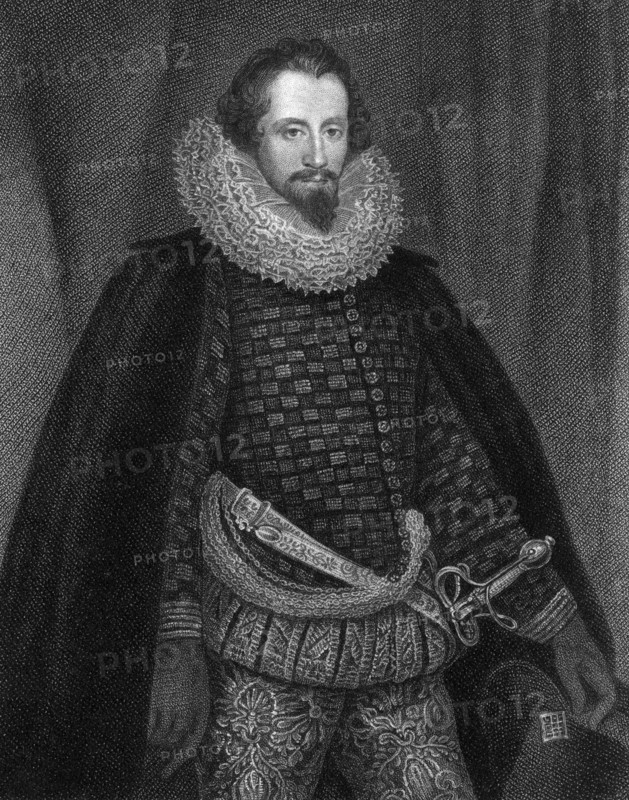 Robert Devereux, 2nd Earl of Essex (1566-1601), 1824.Artist: W Freeman