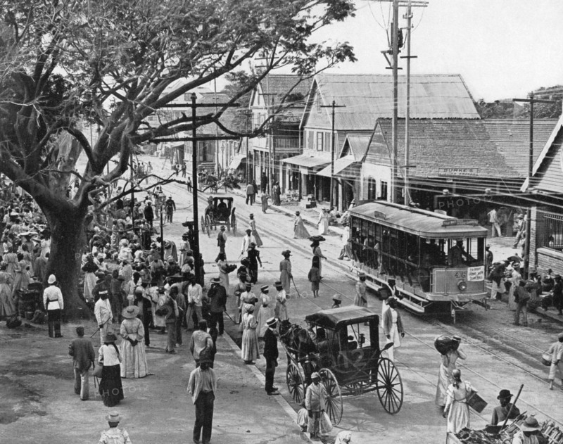 Jubilee Market Square, Kingston, Jamaica, c1905.Artist: Adolphe Duperly & Son