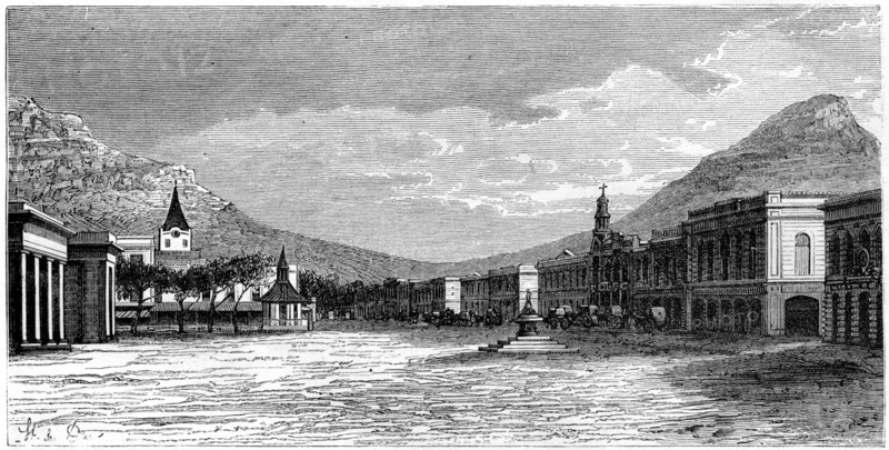 Cape Town, South Africa, 19th century.Artist: St de Dree