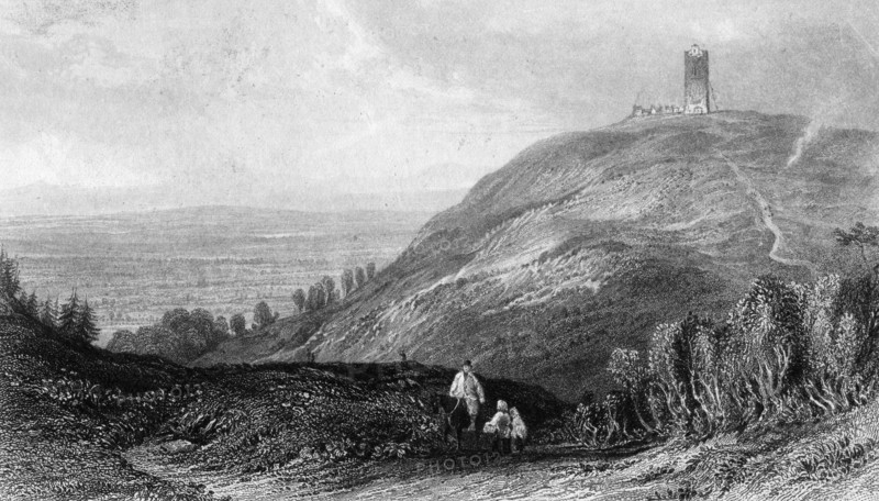 View of Leith Hill, Surrey, 19th century. Artist: T Fleming
