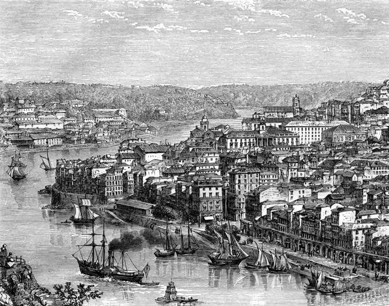 The port of Lisbon, Portugal, 19th century. Artist: Catenacci