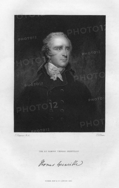 Thomas Grenville (1755-1846), British politician and bibliophile, 19th century.Artist: TA Dean