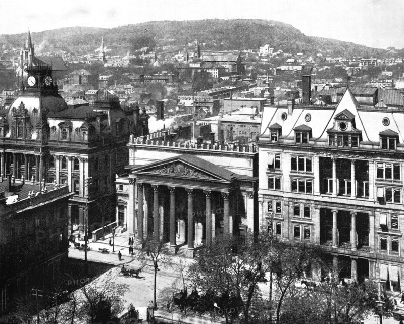 Montreal and Mount Royal, Canada, 1893.Artist: John L Stoddard