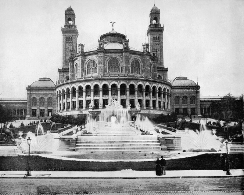 The Trocadero, Paris, 1893.Artist: John L Stoddard