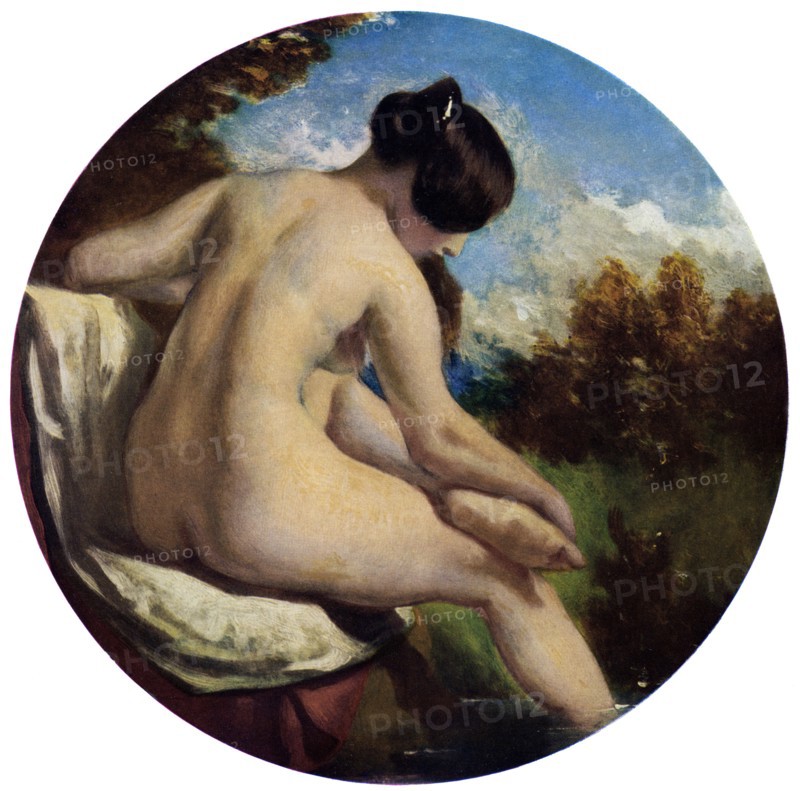 'The Bather', 19th century.Artist: William Etty