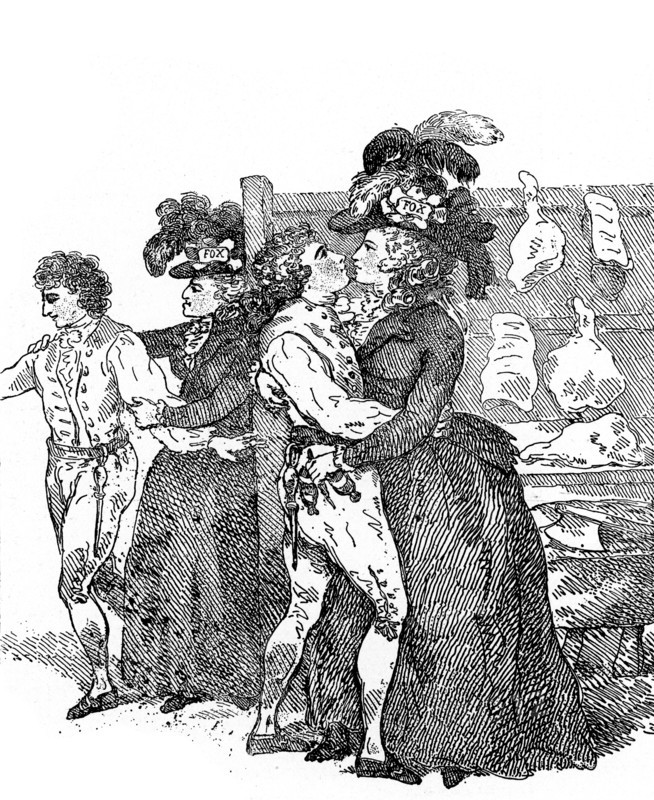 'The Westminster Election', 1780s, (c1920). Artist: Unknown
