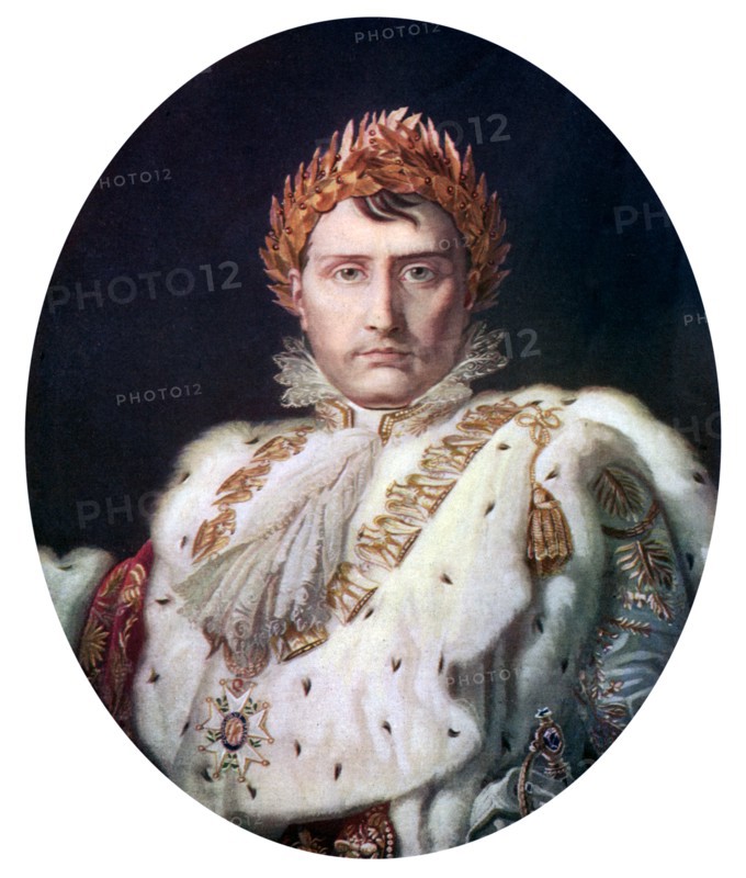 'Napoleon I in his coronation robe', c1804, (c1920). Artist: Unknown
