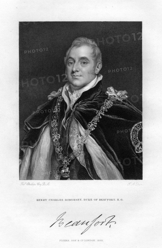 Henry Charles Somerset, Duke of Beaufort, 1829. Artist: Thomas Phillips