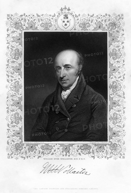 William Hyde Wollaston, Physiologist, chemist and physicist, 19th century. Artist: William Hyde Wollaston Artist: Unknown