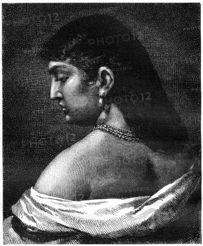 A woman from Trastevere, Rome, Italy, 19th century. Artist: Unknown
