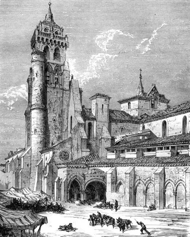 Monasterio de las Huelgas, Burgos, Spain, 19th century. Artist: Gustave Doré