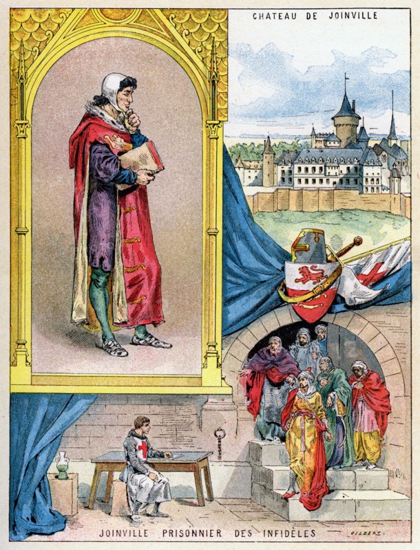 Jean de Joinville, chronicler of medieval France, 1898. Artist: Gilbert