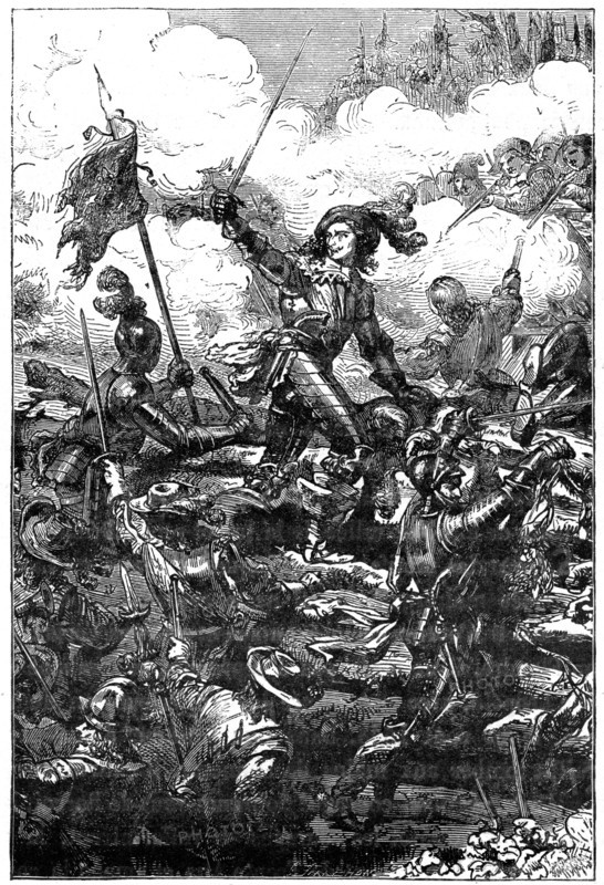 Louis II de Bourbon, Prince de Condé at the Battle of Freiburg, 1898. Artist: Unknown