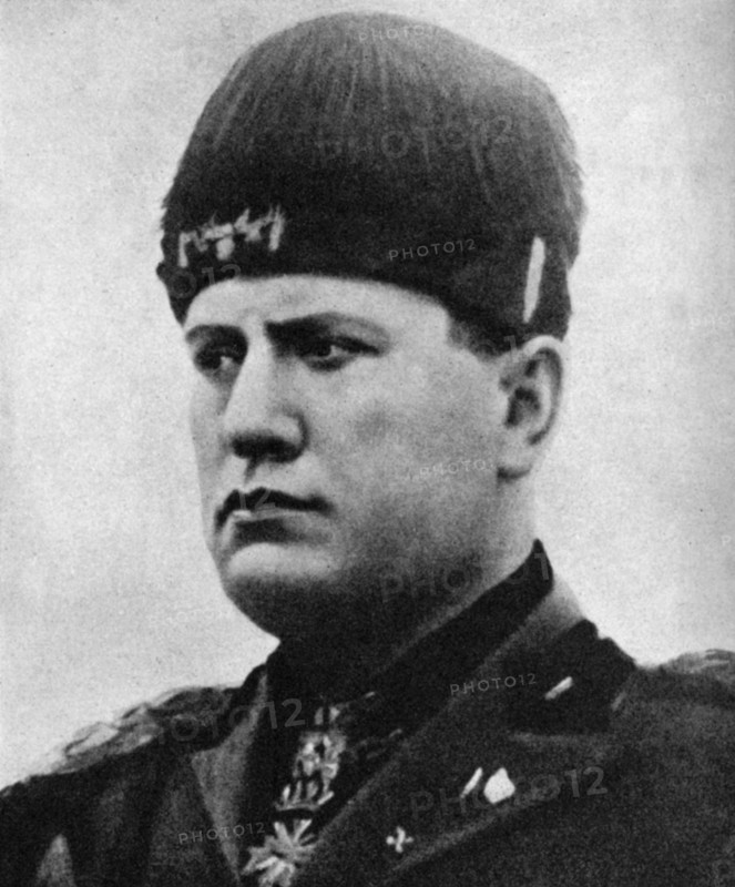 Benito Mussolini (1883-1945), Italian fascist dictator, 1922 (1936). Artist: Unknown