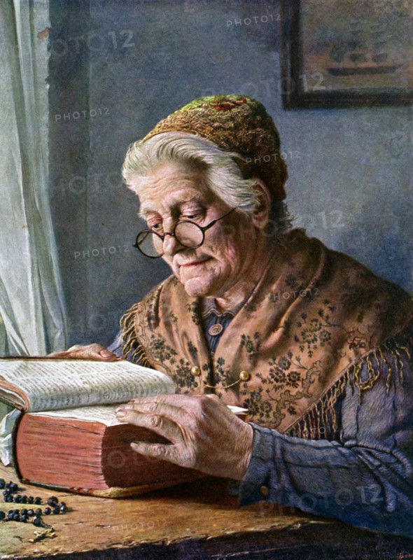 'The Family Bible', 1902-1903. Artist: Frederick Jasper
