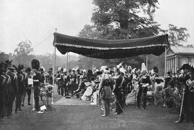 The coronation review, 1902-1903. Artist: Unknown
