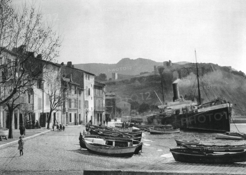 The Port of Cassis, France, 1937.Artist: Martin Hurlimann
