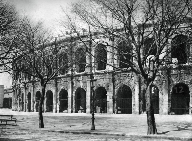The Roman Arena, Nimes, Provence, France, 1937. Artist: Martin Hurlimann