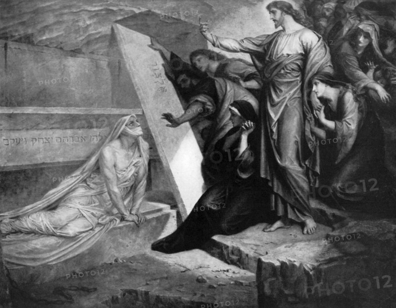 'The Raising of Lazarus', 1926.Artist: Frederic Shields