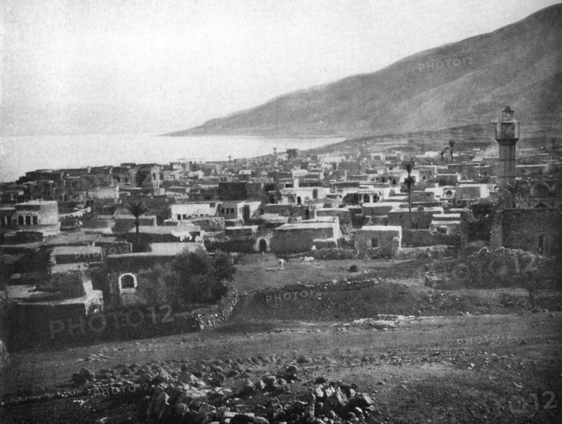 Tiberias and the Lake of Galilee, 1926. Artist: Unknown