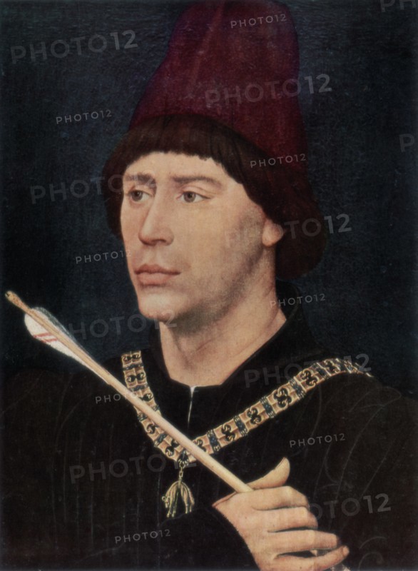 'Portrait of Antoine, Bastard of Burgundy', c1456, (1927). Artist: Rogier Van der Weyden