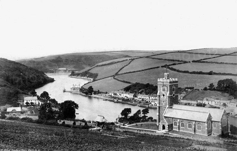 River Yealme; Noss Church, c1882. Creator: Unknown.