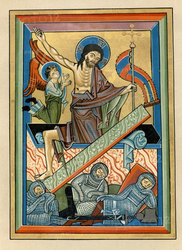 The Resurrection, c1240. Artist: Unknown