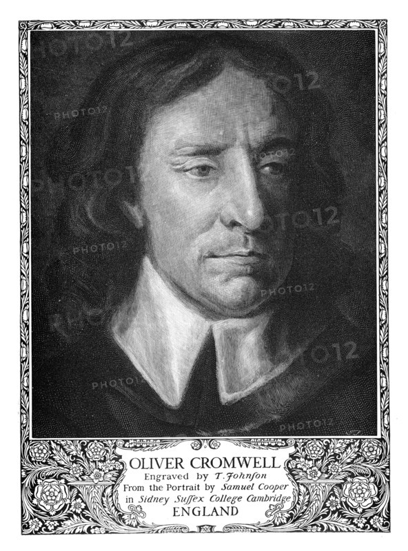 Oliver Cromwell (1599-1658), Lord Protector of England, 1899. Creator: T Johnson.