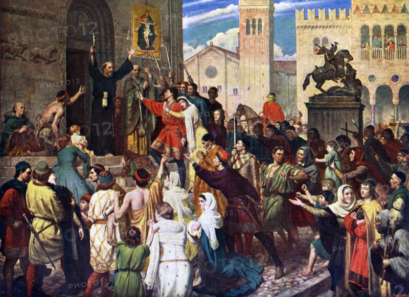 'Peter the Hermit Preaching the First Crusade', 1926. Artist: Unknown