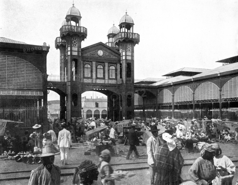 The market place, Port-au-Prince, Haiti, 1926. Artist: Unknown