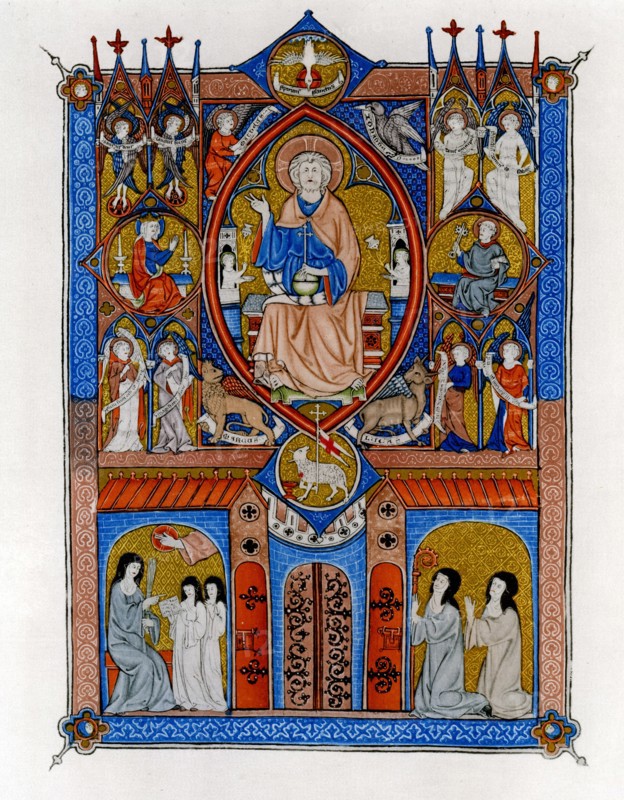 The Ideal State of the Sainte Abbaye, c1300. Artist: Unknown