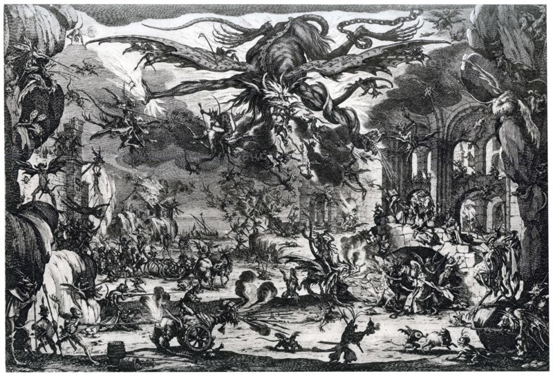 'Tentation de St Antoine', c1615-1635 (1924)Artist: Jacques Callot