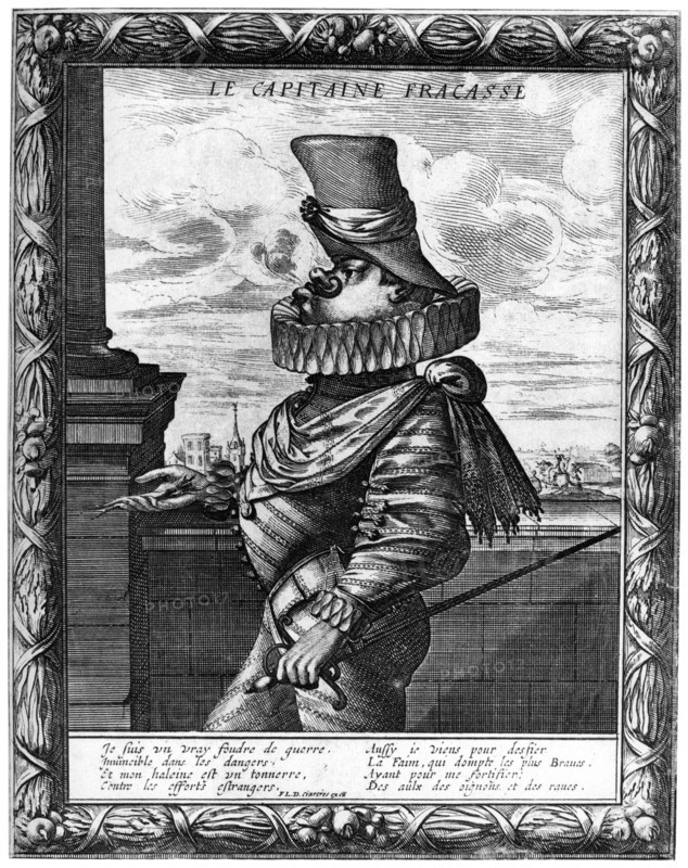 'Capitaine Fracasse', c120-1670 (1924)Artist: Abraham Bosse