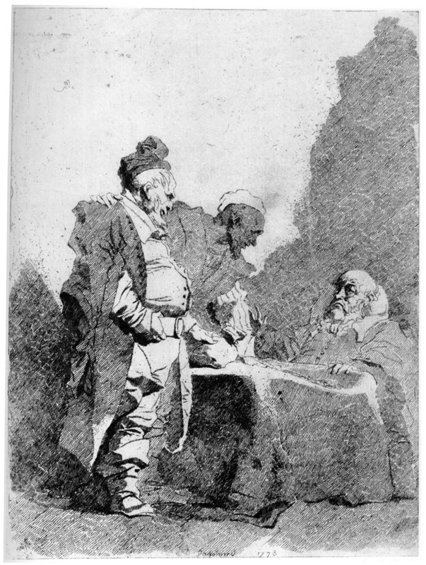 'Les Traitants', c1750-1800, (1924)Artist: Jean-Honore Fragonard