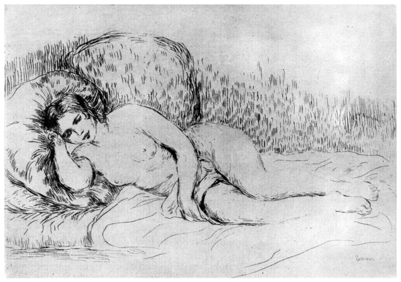 'Nude', c1860-1910 (1924). Artist: Pierre-Auguste Renoir