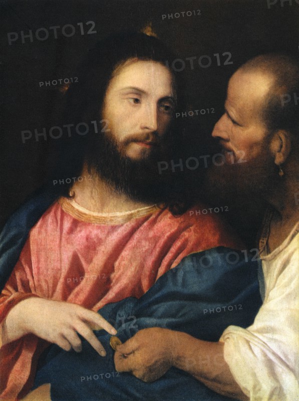 'The Tribute Money', 1518, (1937). Artist: Titian