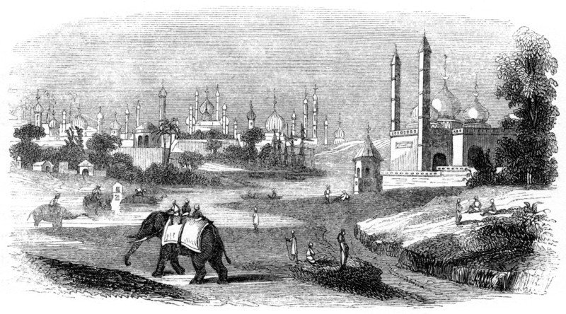 City of Lucknow, India, 1847. Artist: Robinson