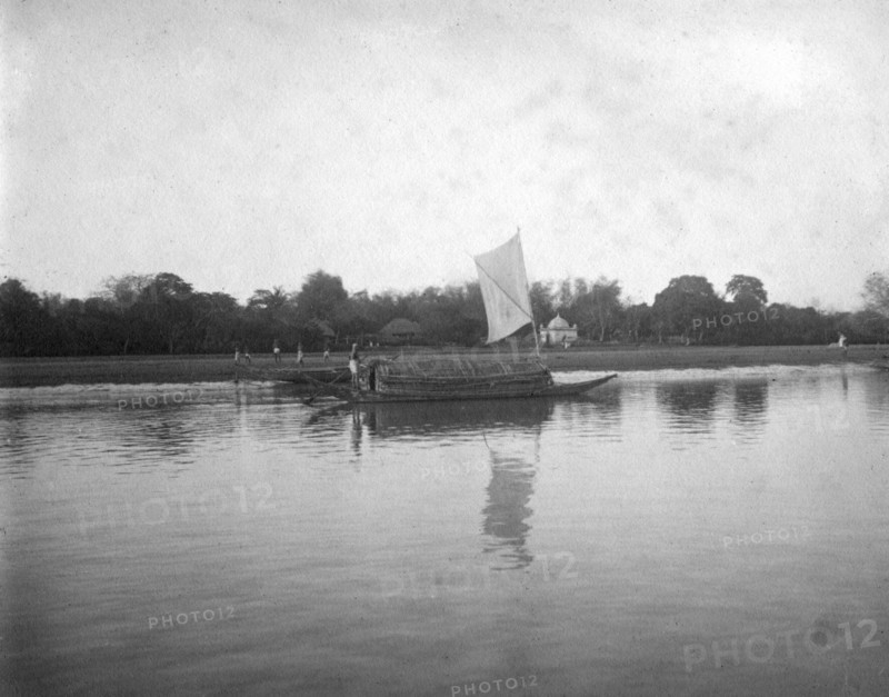 Hooghly River, Alipore, India, 1905-1906. Artist: FL Peters
