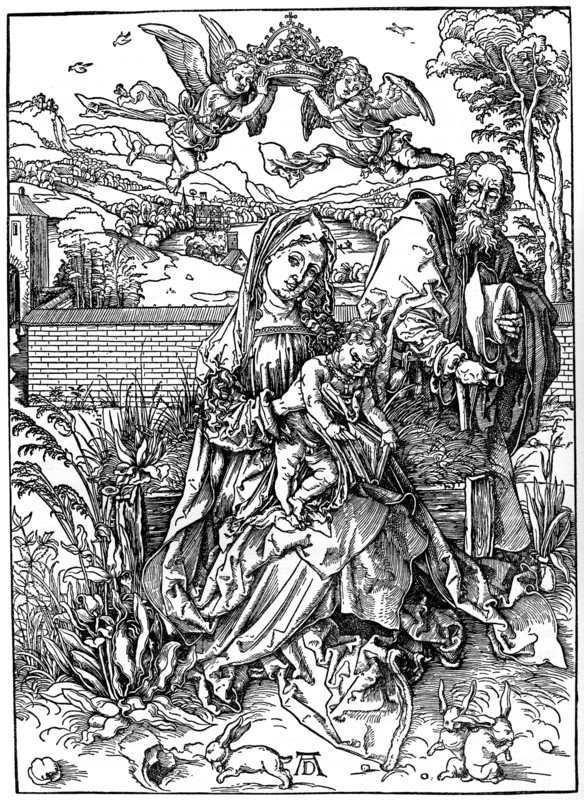 'The Holy Family with the Three Hares', 1497, (1936). Artist: Albrecht Dürer