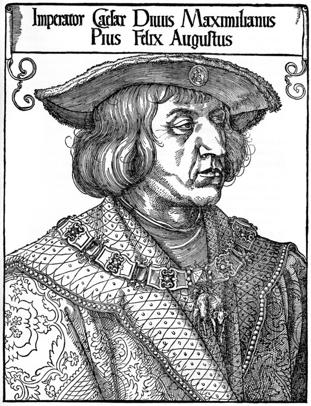 'Emperor Maximilian I', 1519, (1936). Artist: Albrecht Dürer
