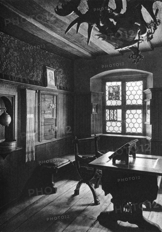 Albrecht Dürer's work room, Nuremberg, 1936. Artist: Albrecht Dürer