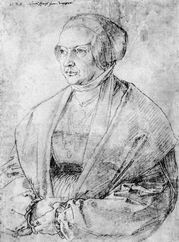 'Margarete von Brandenburg-Ansbach', 1525, (1936). Artist: Albrecht Dürer