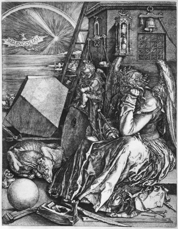 'Melancolia', 1514, (1936). Artist: Albrecht Dürer