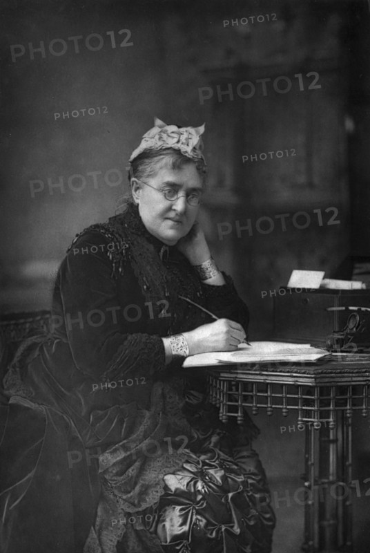 Eliza Lynn Linton (1822-1898), British novelist, essayist, and journalist, 1890.Artist: W&D Downey