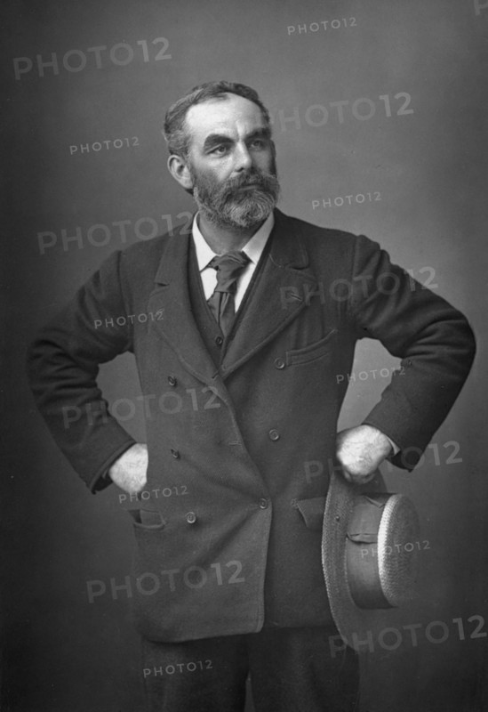 John Burns (1858-1943), English trade unionist, anti-racist, socialist and politician, 1893.Artist: W&D Downey